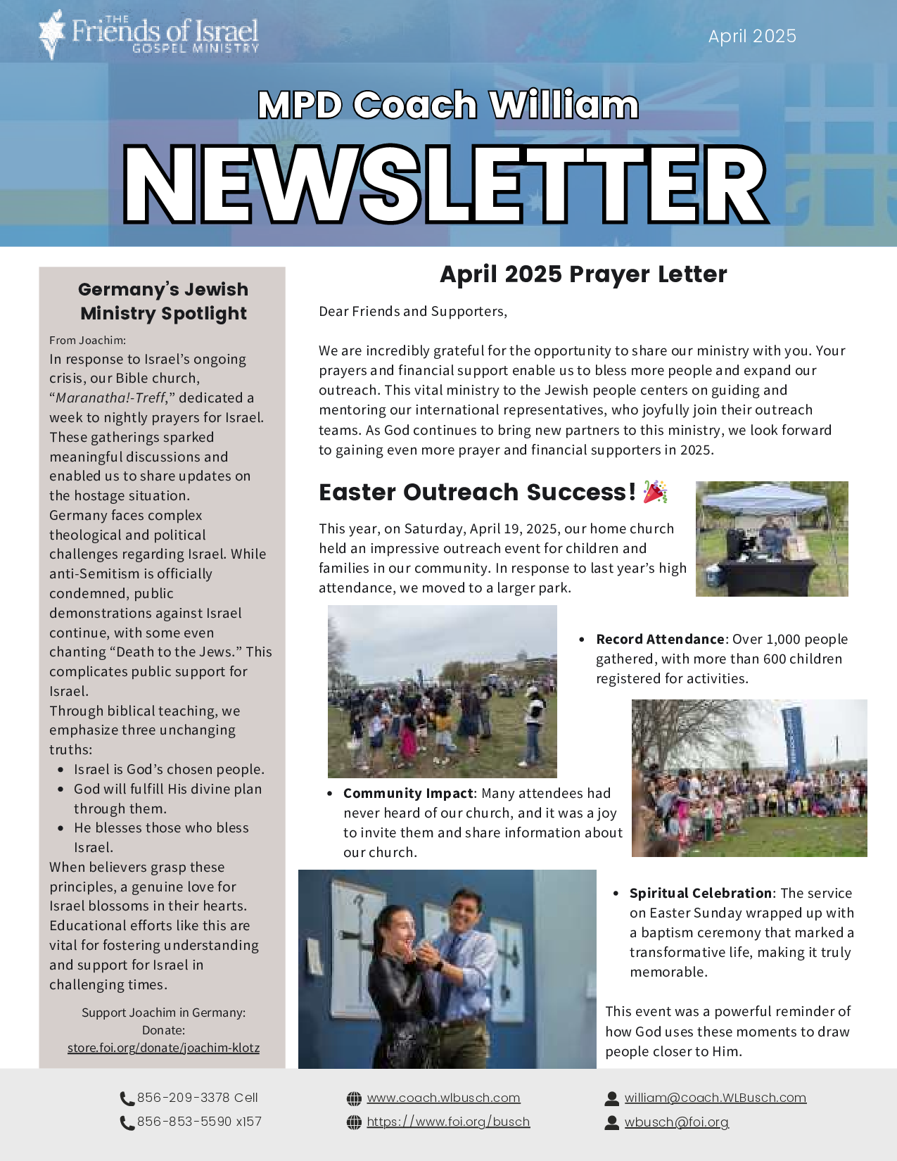 April 2025 Newsletter