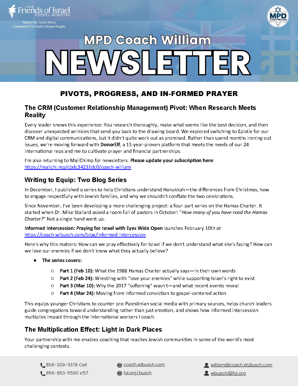 January 2026 Newsletter